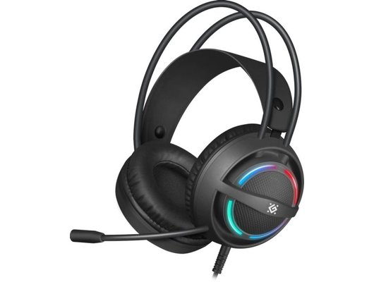 Игровые наушники проводные Defender Dexter RGB